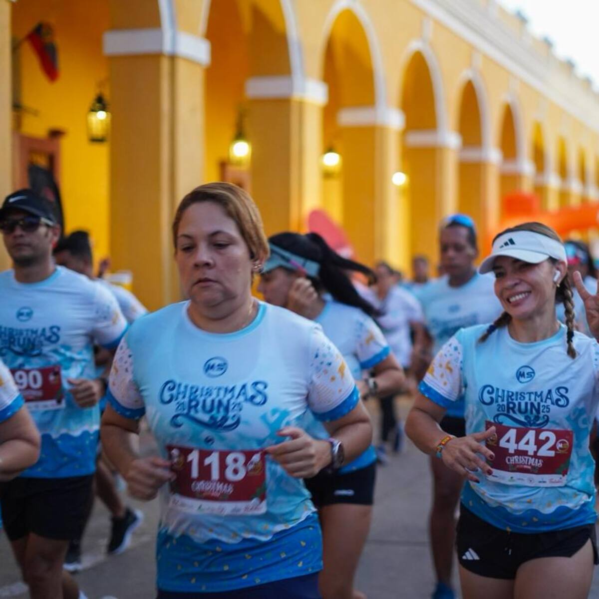 Christmas Run 2025: una carrera de adultos y niños que celebró navidad en Cartagena
