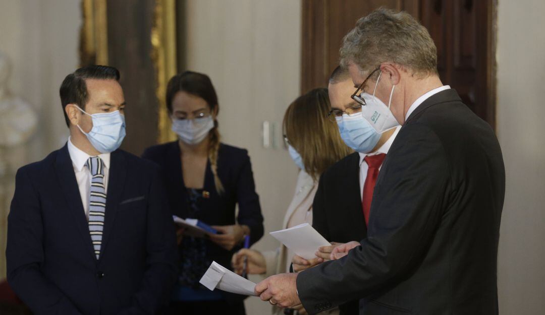 Los embajadores de Alemania  y Francia hablan con el Canciller de Venezuela en medio de la expulsión de la misión diplomática europea del país suramericano.