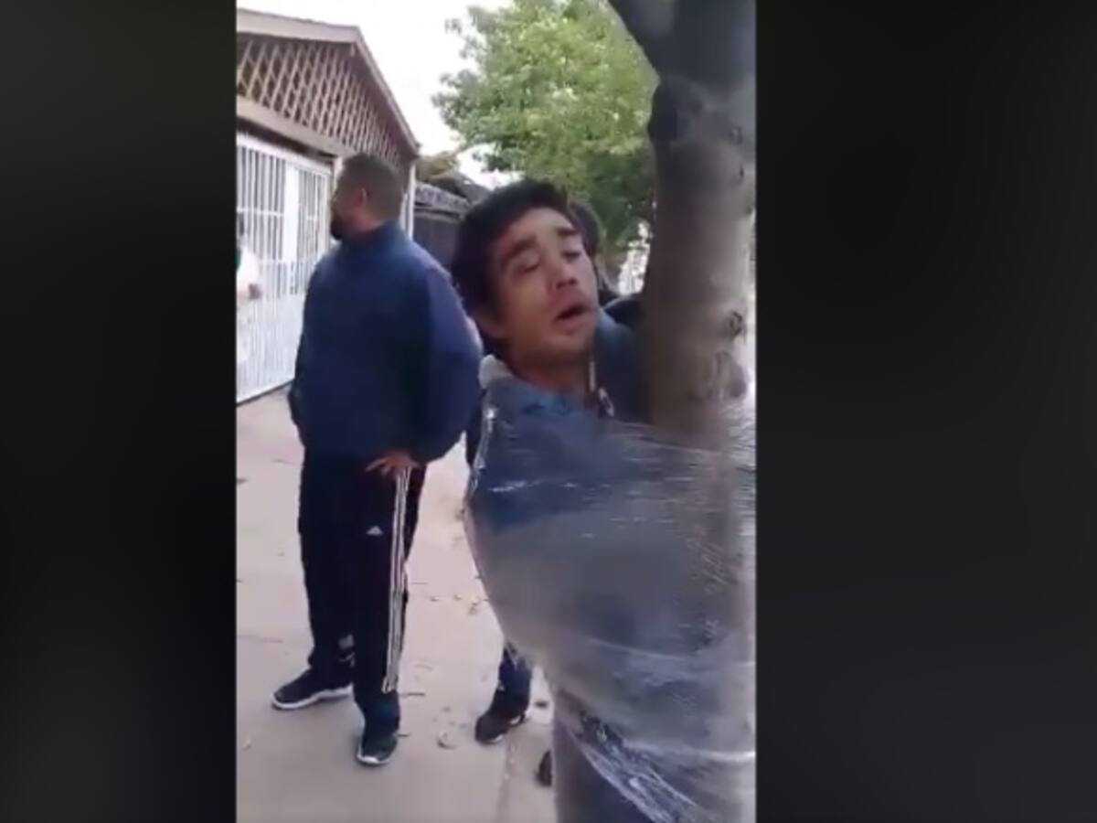 Violento arresto ciudadano en Chile