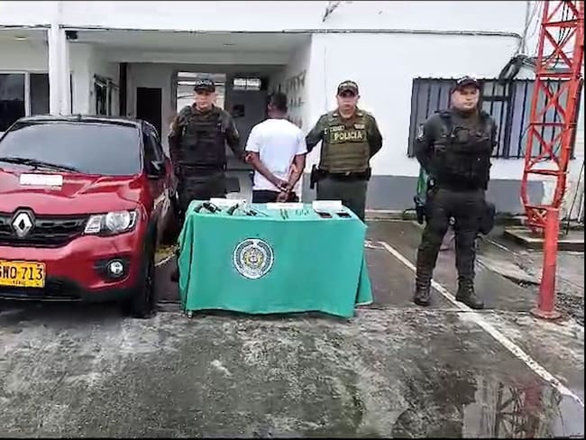 2 personas capturadas en el operativo.