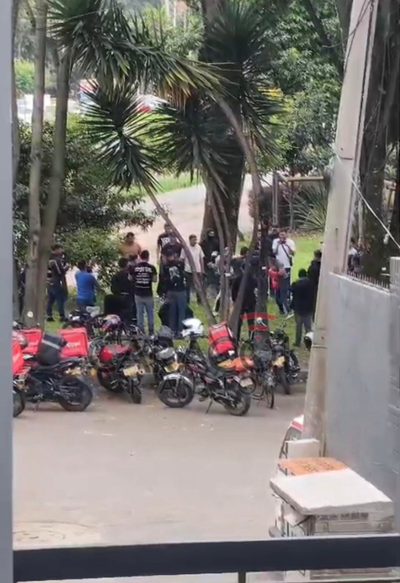 Pelea en inmediaciones al parque de la calle 93