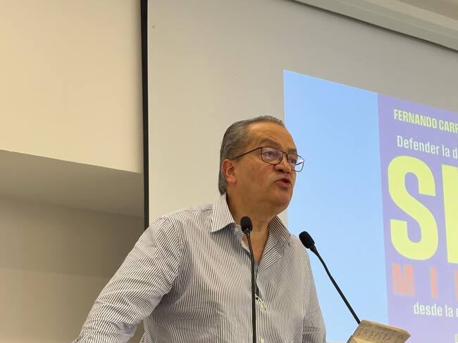 Fernando Carrillo Flórez, en el auditorio central de la Universidad de Ibagué