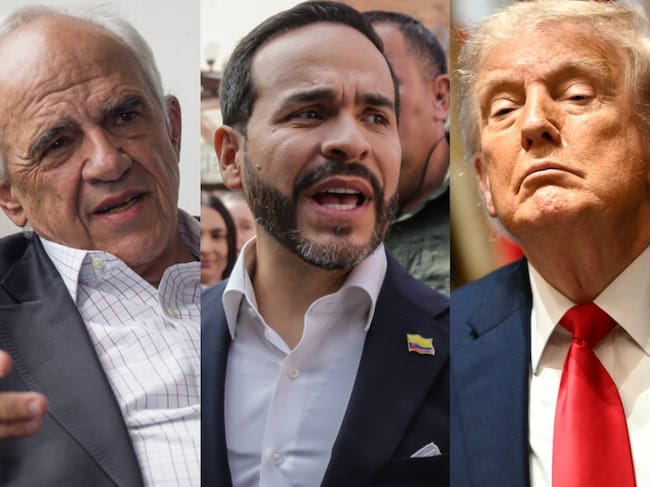 Ernesto Samper, Abelardo de la Espriella y Donald Trump. Fotos: (Colprensa - Catalina Olaya) / (Colprensa - Catalina Olaya) / (Photo by Kent NISHIMURA / AFP)