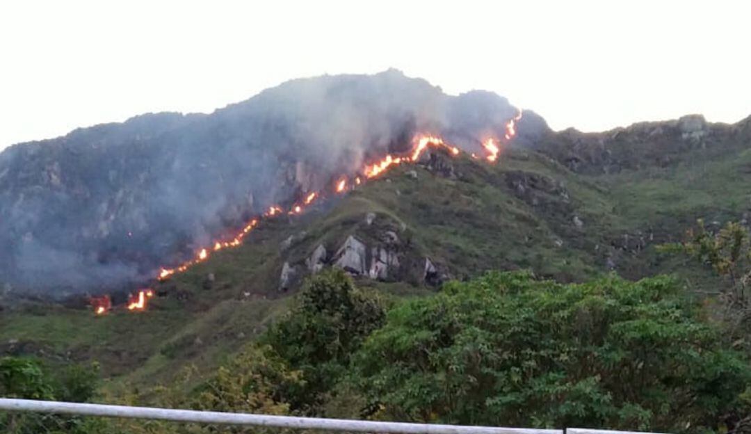 Incendio Forestal en el Tolima