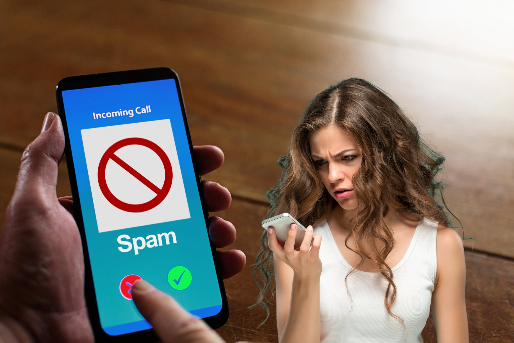Llamadas spam y desconocidas . Fotos Getty Images