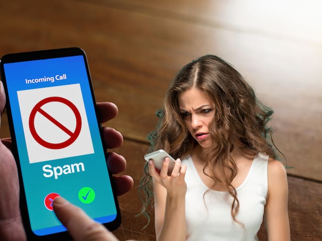 Llamadas spam y desconocidas . Fotos Getty Images