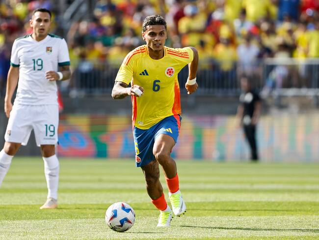 Richard Ríos es uno de los jugadores que podría acumularse en amarillas ante Brasil. (Photo By Winslow Townson/Getty Images)