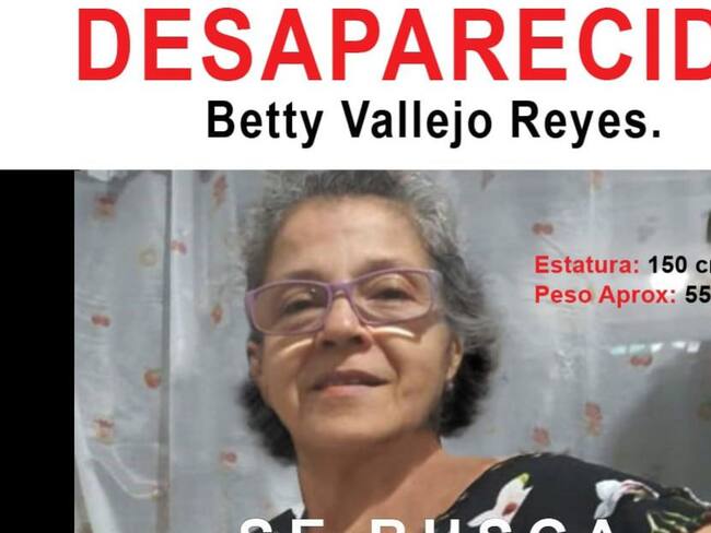 Se cumplen dos meses de la desaparición de Betty Vallejo Reyes en Armenia