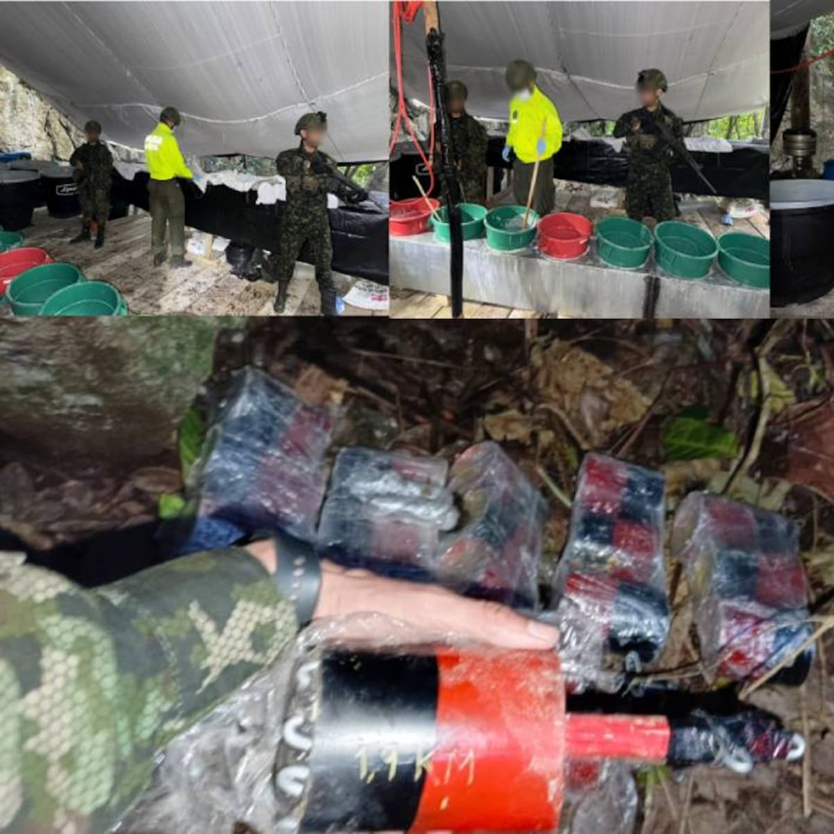 Ejército incautó en Cesar más de una tonelada de cocaína que sería del ELN