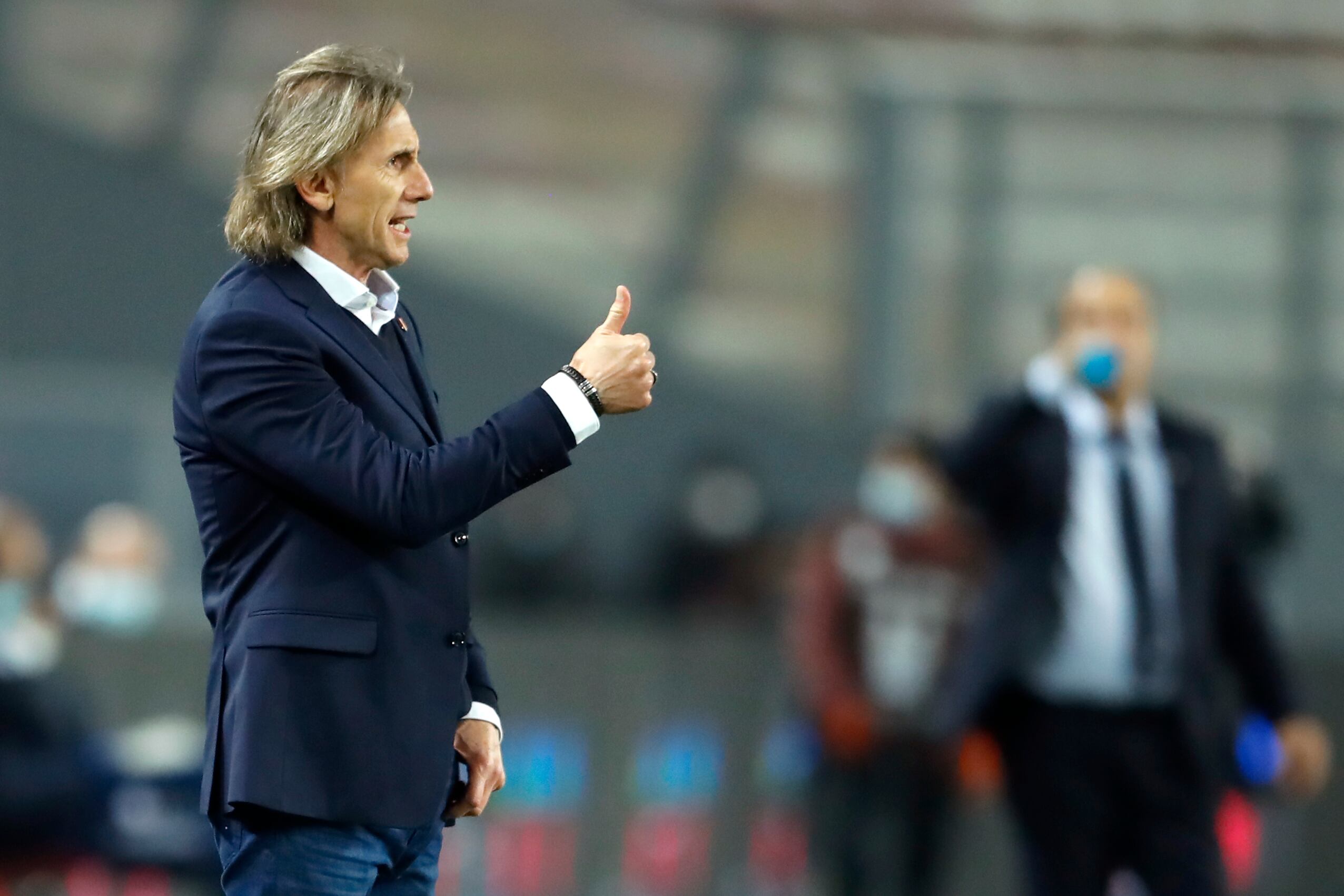 Ricardo Gareca, DT argentino. (Photo by Daniel Apuy/Getty Images)
