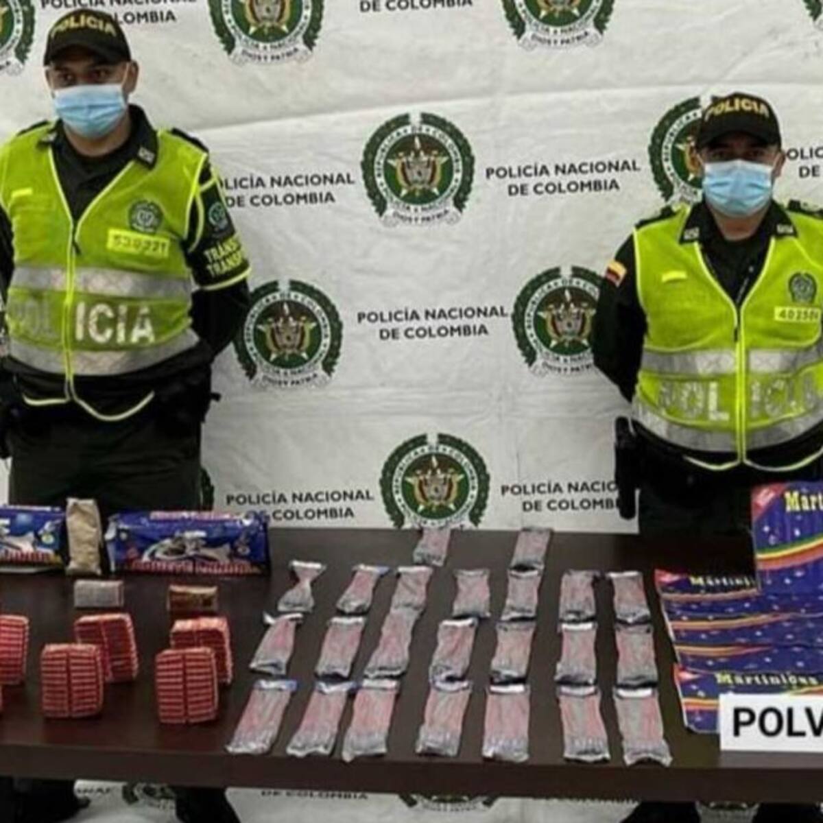 Un cargamento de pólvora fue incautado en Pereira