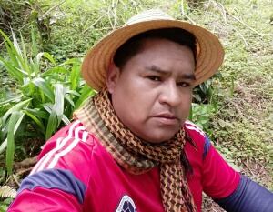 Alfonso Díaz Mene, de la comunidad Nasa