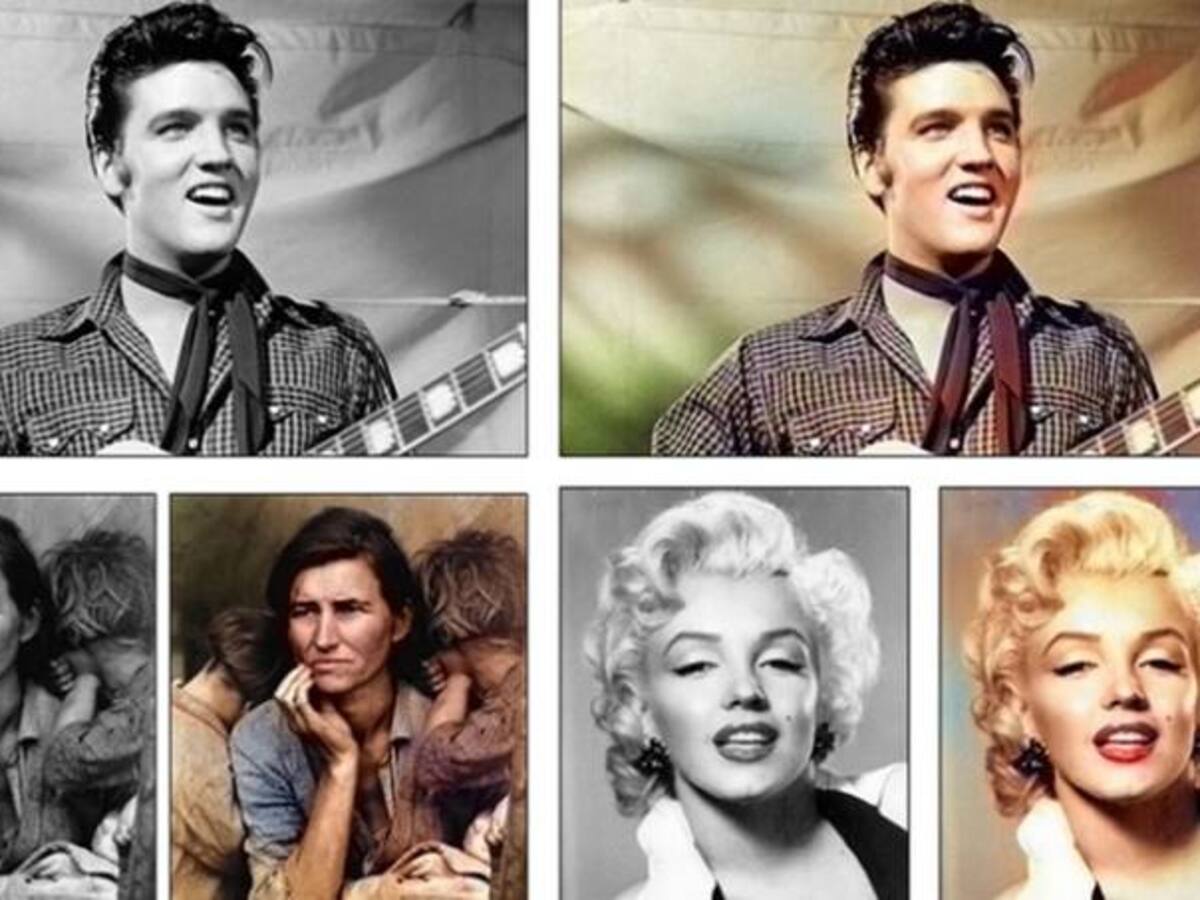 Póngale color a sus fotos en blanco y negro en cuestión de segundos