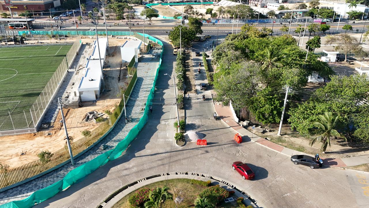 Obras en el nuevo Chambacú. // Alcaldía de Cartagena.