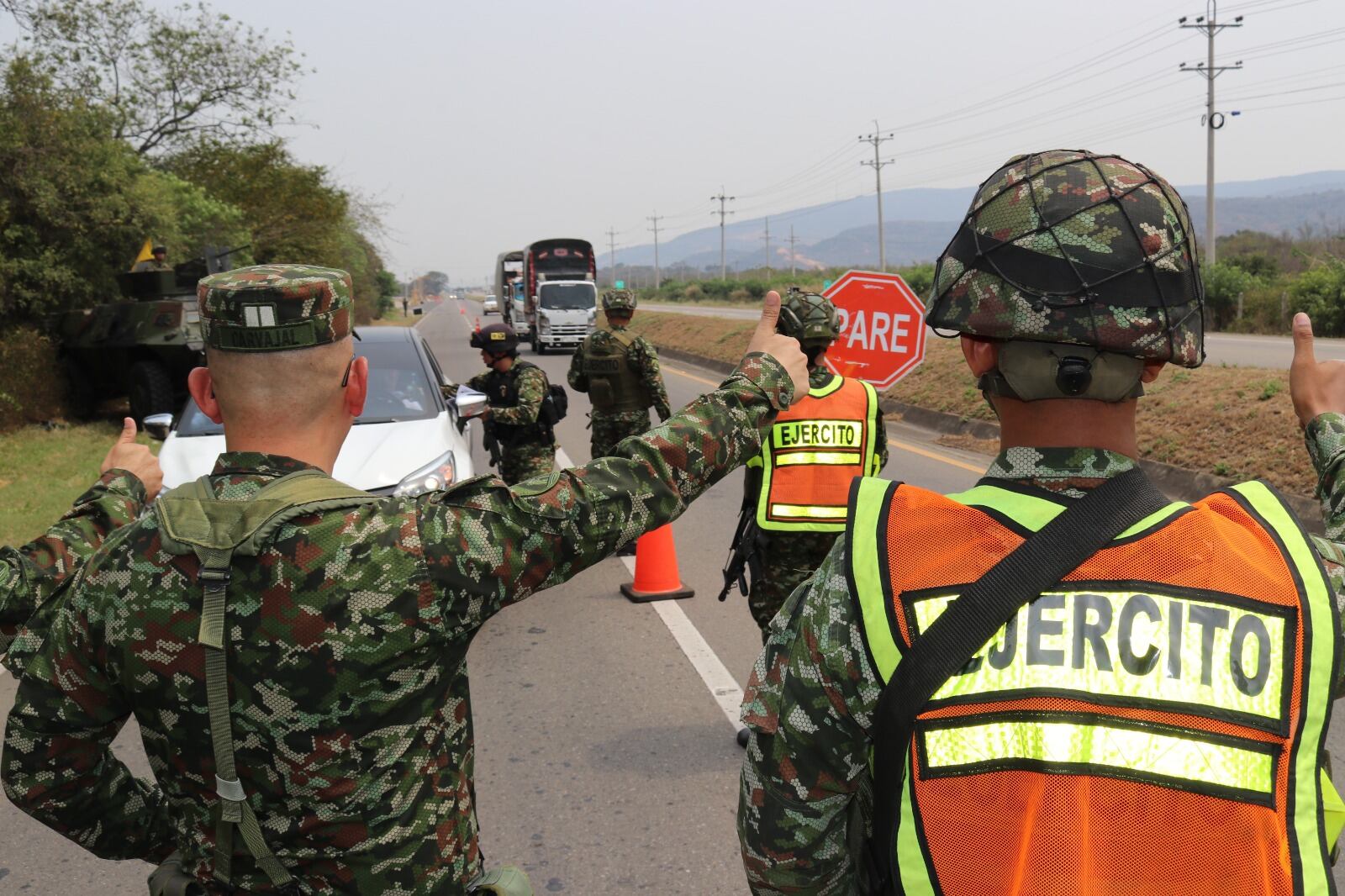 Ejército tendrá 22 puestos de control durante Semana Santa. Foto: Ejército.