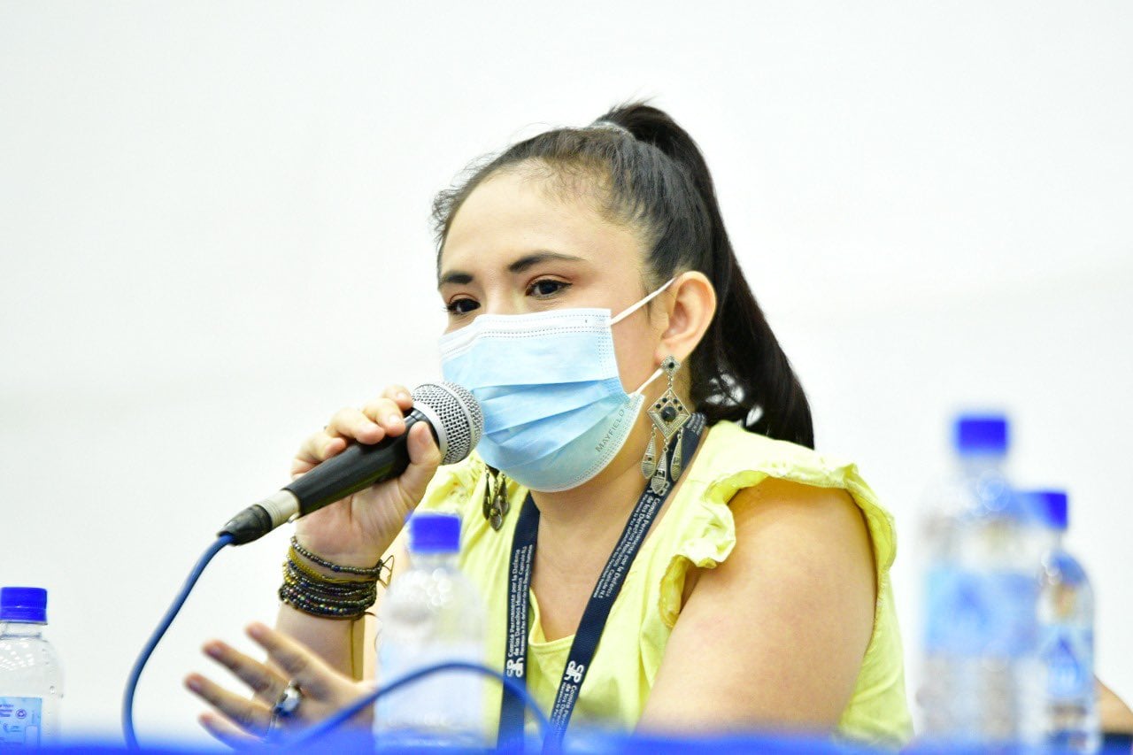 Eliana Zafra, presidenta del Comité Permanente por la Defensa de los Derechos Humanos. / Foto: Alcaldía de Cúcuta.