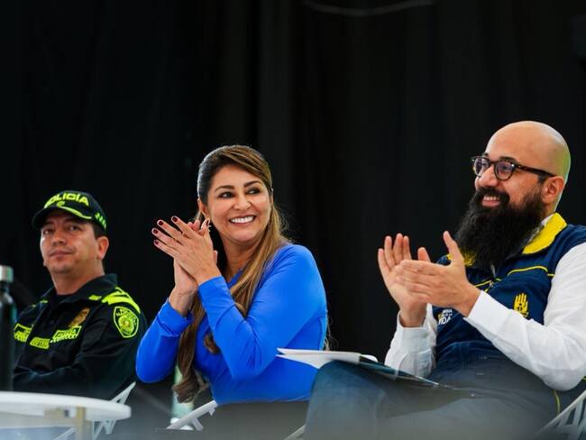 Gobernadora del Tolima y el director de la UNGRD