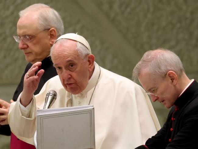 El papa Francisco está muy preocupado por Ucrania. Foto: Getty 