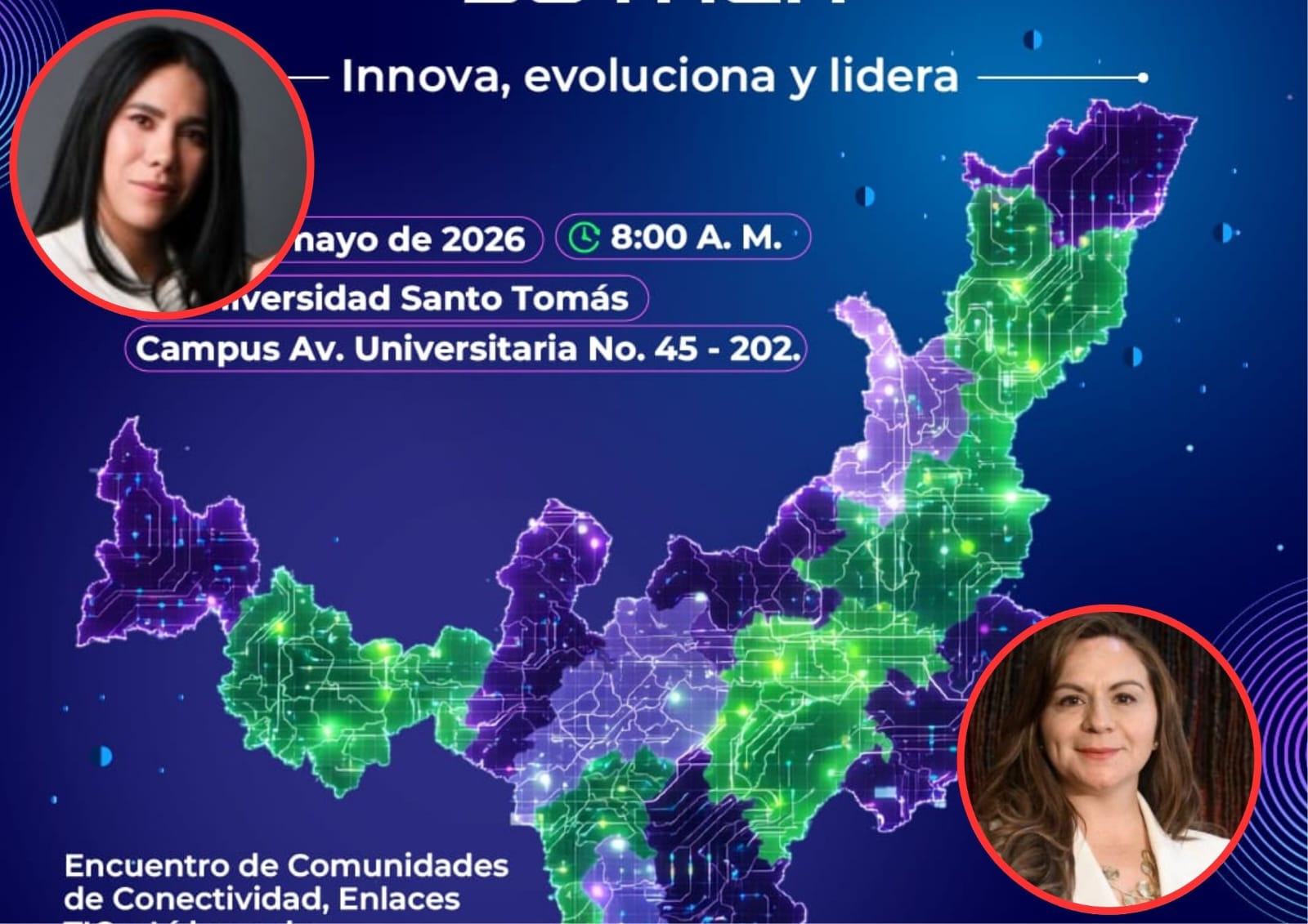 El International Digital Summit Boyacá 2026, se realizará en el campus universitario de la Universidad Santo Tomás de Tunja.
