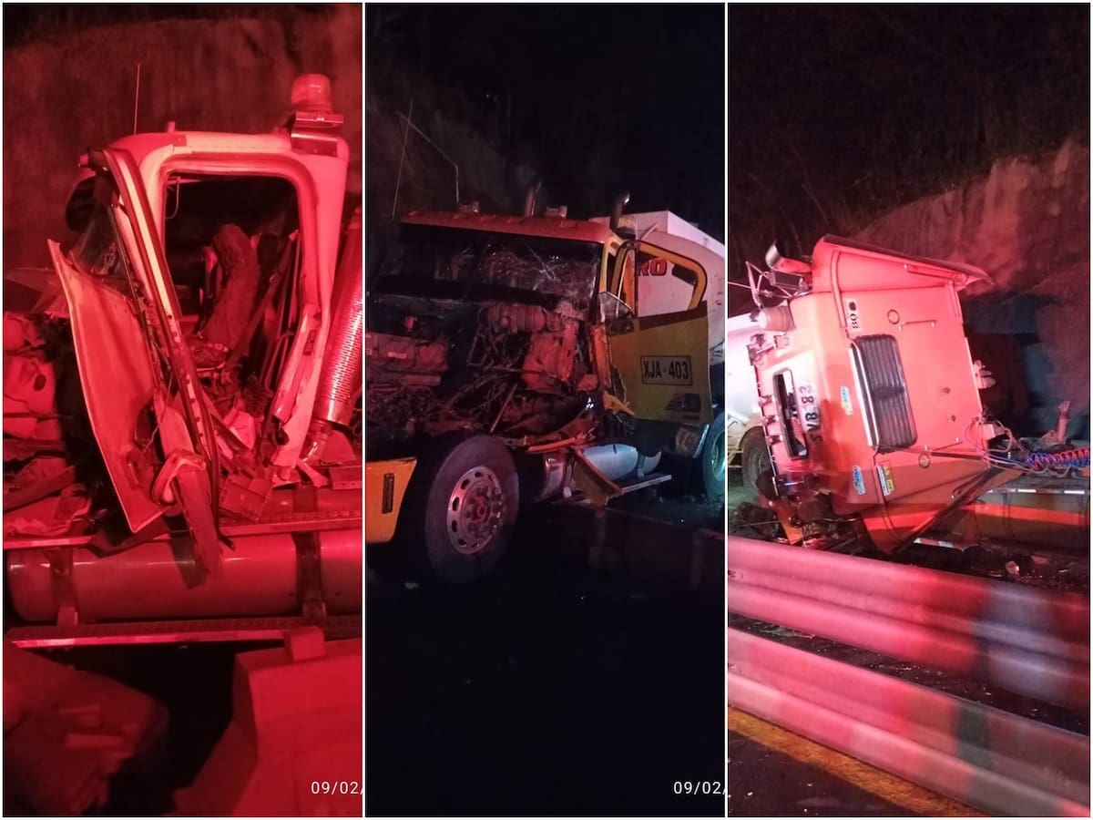 Accidente múltiple en la vía Calarcá – Cajamarca: cinco vehículos involucrados y una persona muerta