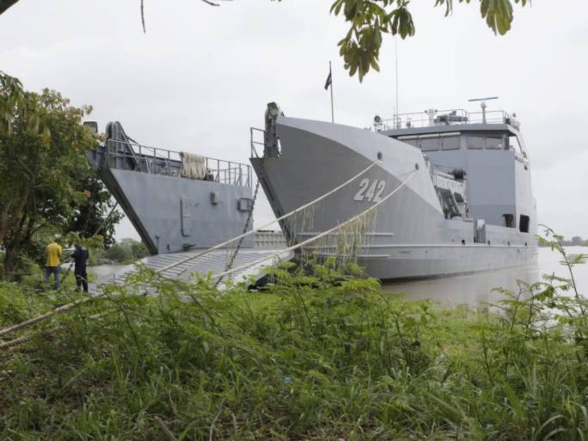 ARC Golfo de Morrosquillo está disponible en puerto de Achí por alerta