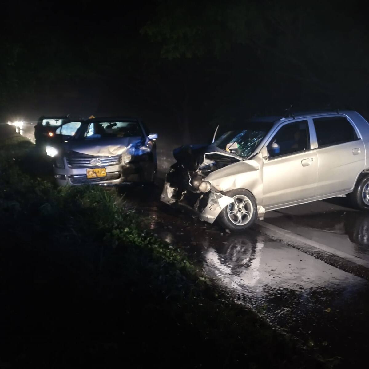 Accidente en la vía Rivera – Neiva dejó ocho personas heridas