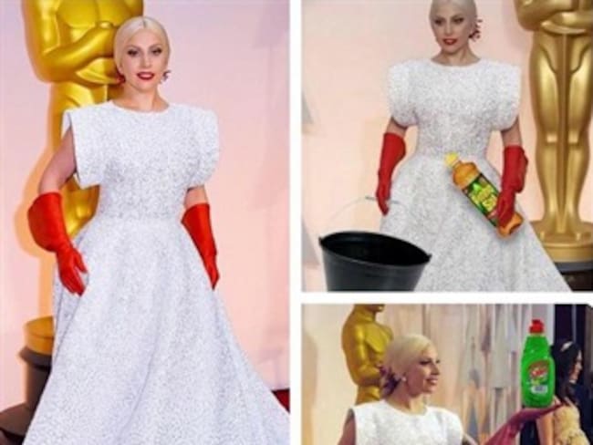 Lady Gaga fue el blanco de los memes en los Premios Óscar
