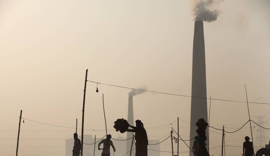 Contaminación de aire en Bangladesh.                            Foto: Getty 