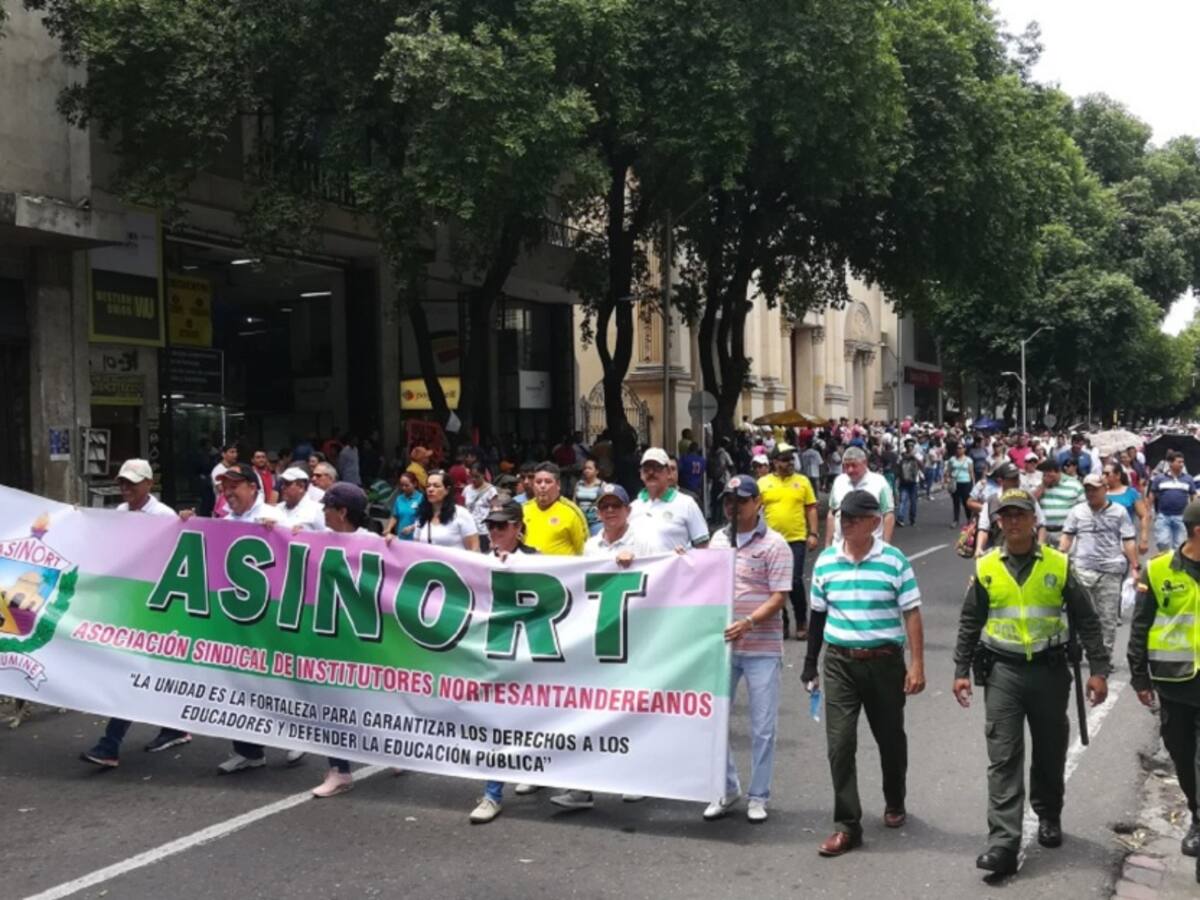 Se inician plantones del sector educativo en el Catatumbo