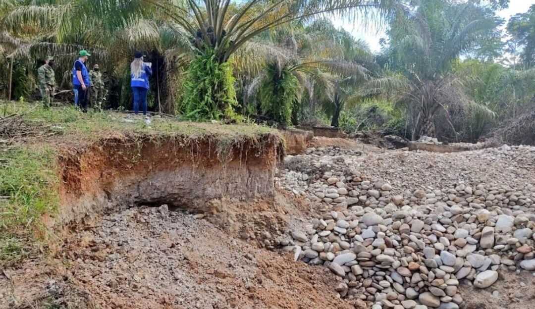 Tres personas capturadas por minería ilegal en Lebrija