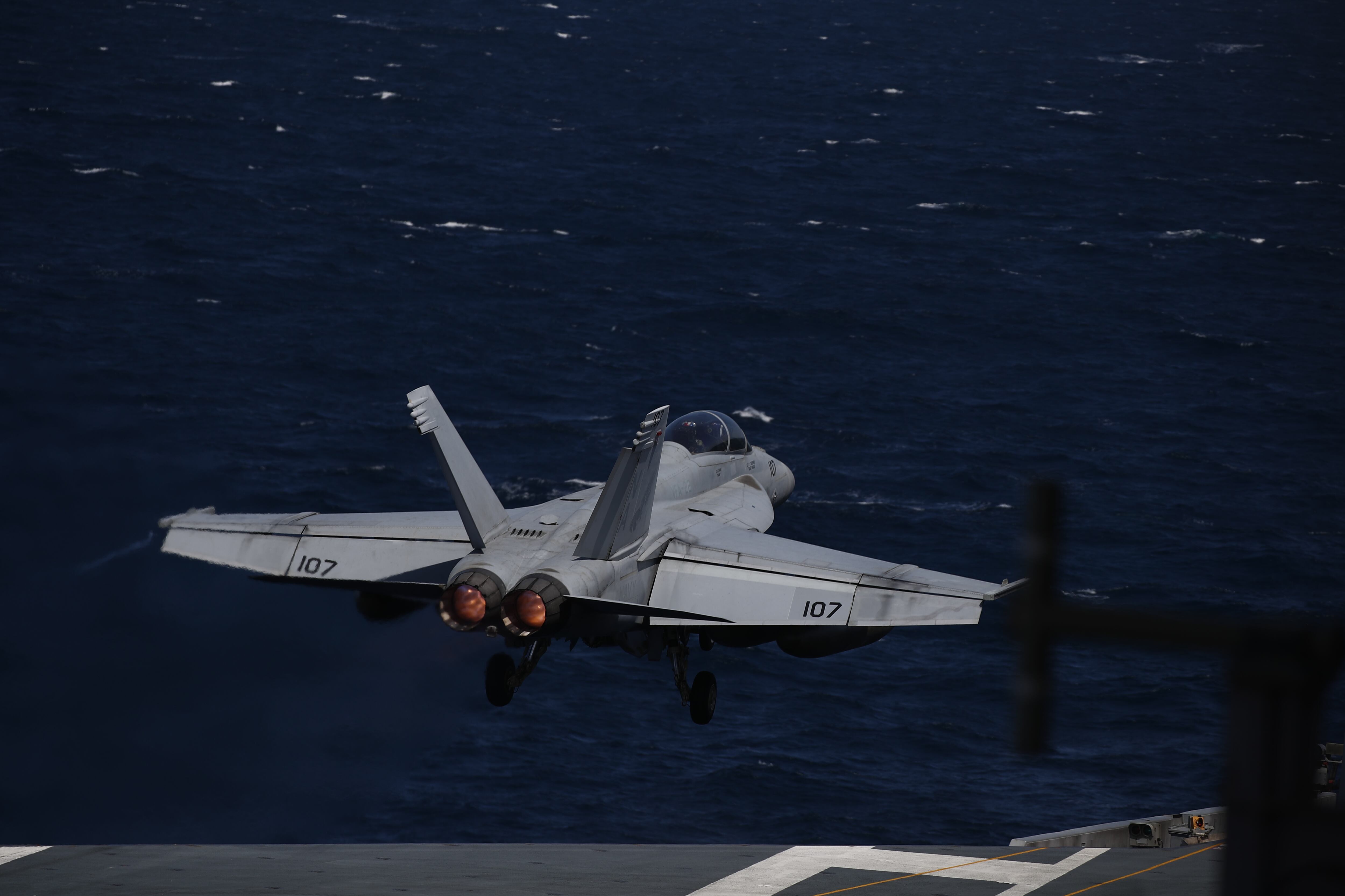 USS Aircraft Carrier Nimitz (CVN-68)  (Photo by Jeon Heon-Kyun - Pool/Getty Images)