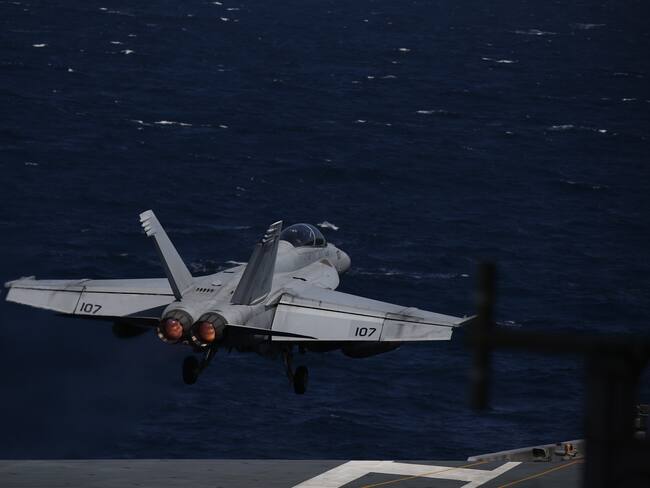 USS Aircraft Carrier Nimitz (CVN-68) (Photo by Jeon Heon-Kyun - Pool/Getty Images)