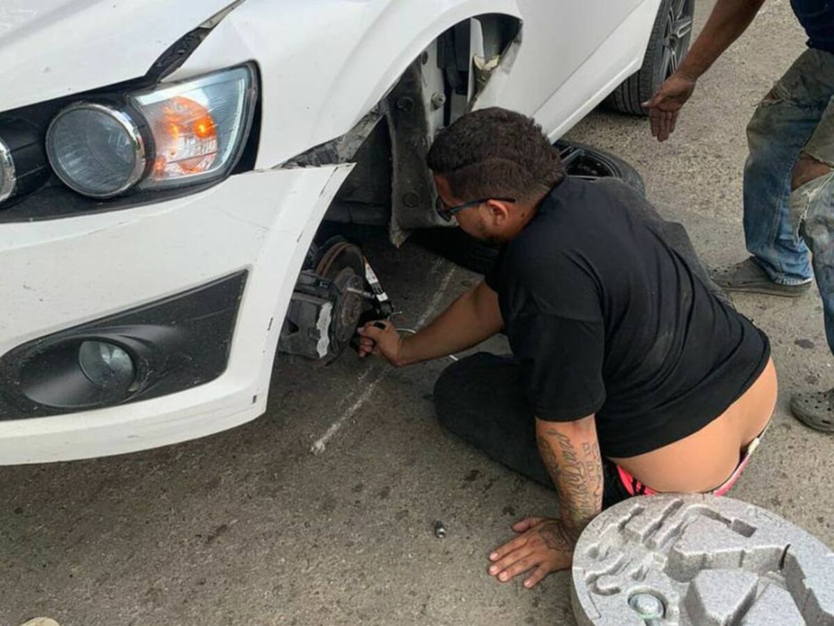 Denuncian mal trabajo en un taller de vehículos en Cartagena