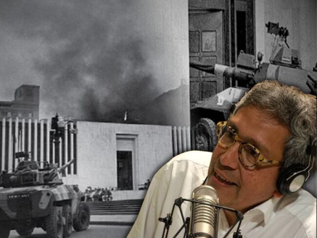 Tuve que elegir entre esconderme o contar la noticia: Jairo Pulgarín tras cubrir la toma del Palacio de Justicia