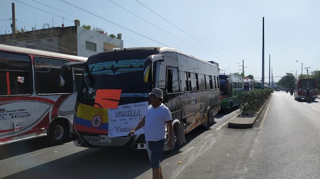 La gerente de Transcaribe, María Claudia Peñas, aseguró que solo faltan 15 vehículos de ambas rutas