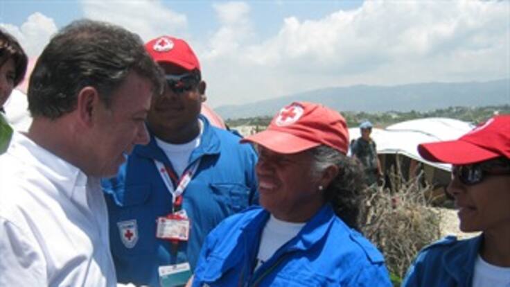 Santos terminó en Haití gira diplomática por Latinoamérica