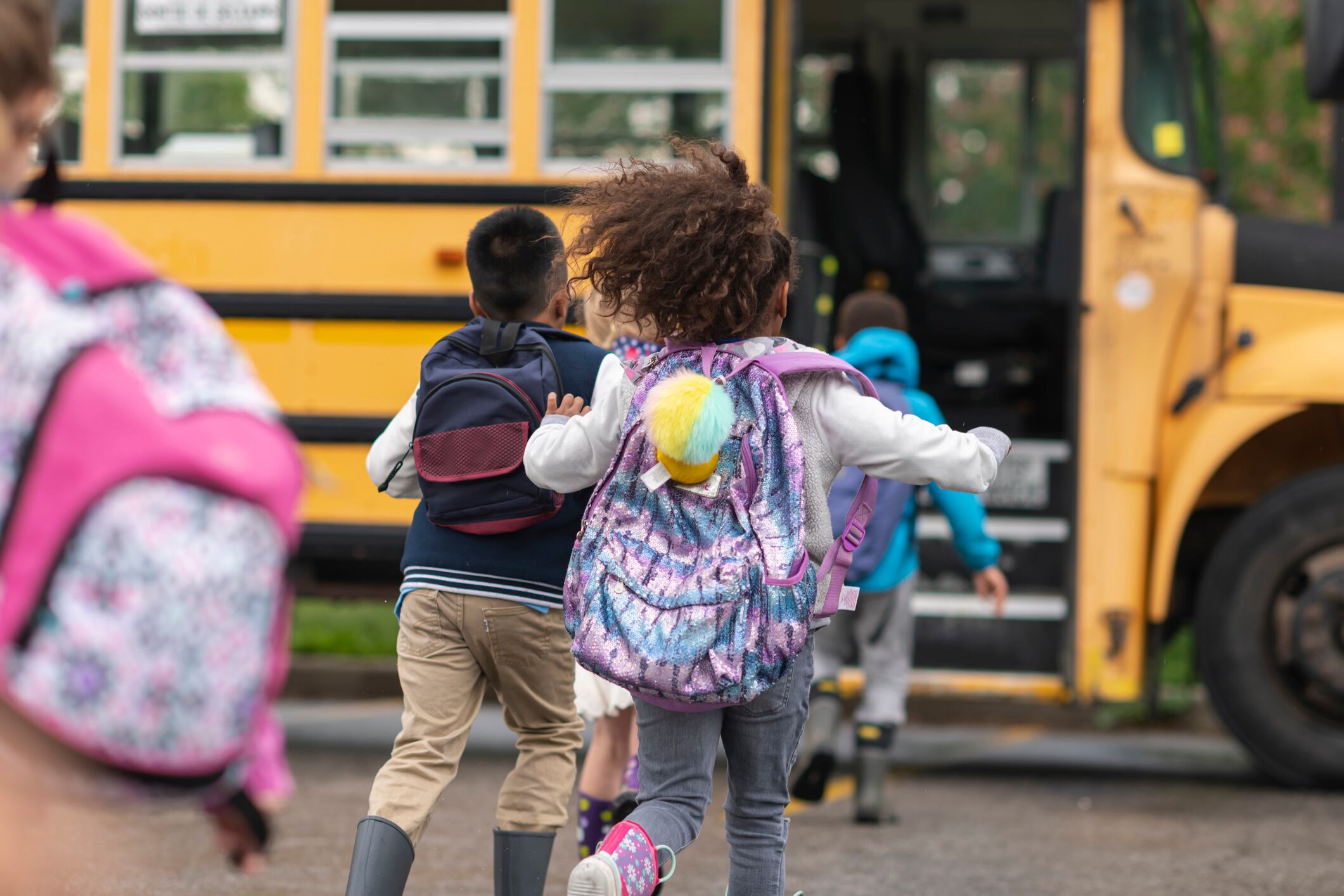 Imagen de referencia transporte escolar. Foto: Getty Images.