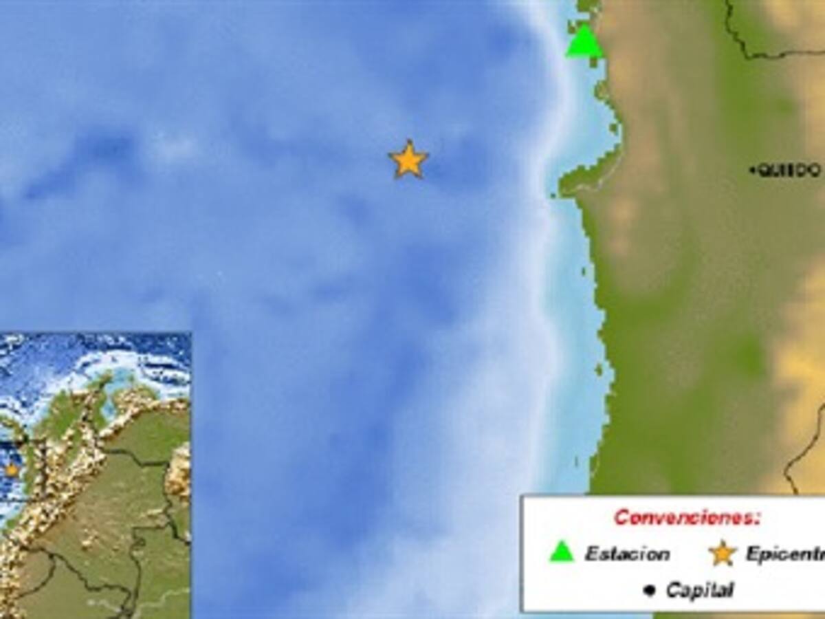 Sismo de 6.5 grados se produjo en Chocó