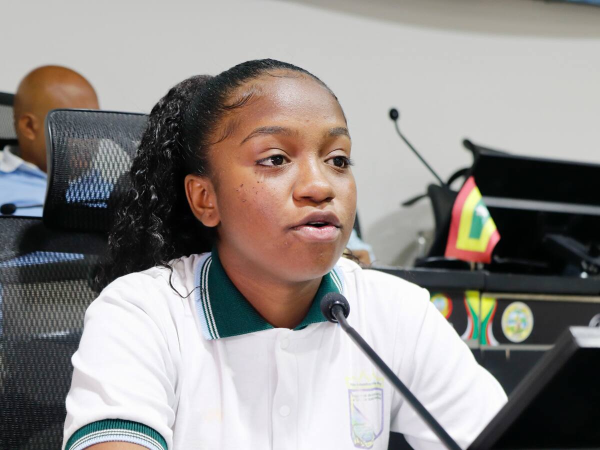 Personeros estudiantiles participaron en sesión del Concejo de Cartagena