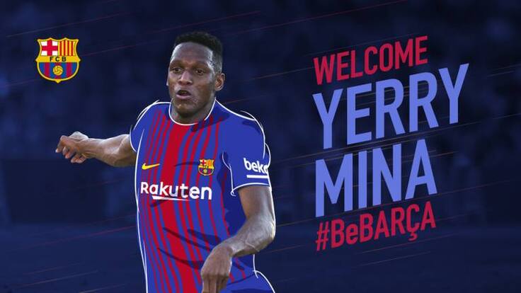 !Es un hecho¡ Se confirma la llegada de Yerry Mina al Barcelona de España