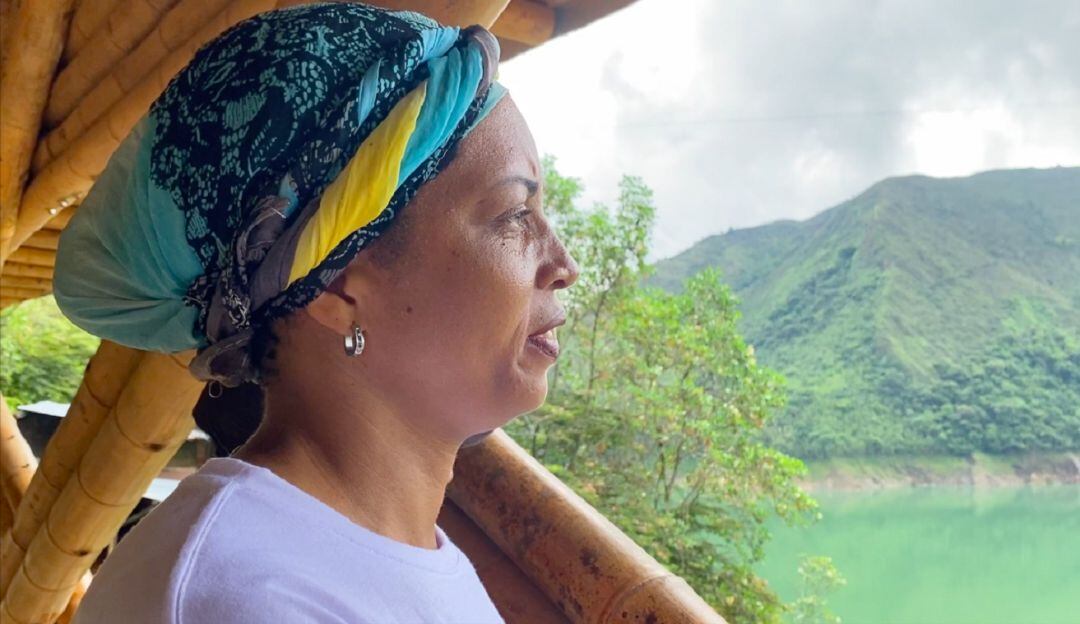 Clara Luz Carabalí, del emprendimiento Salvajina Tours