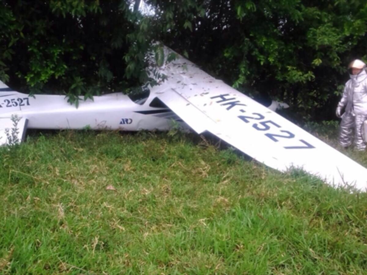Se accidentó avioneta que salía de Villavicencio rumbo a La Macarena