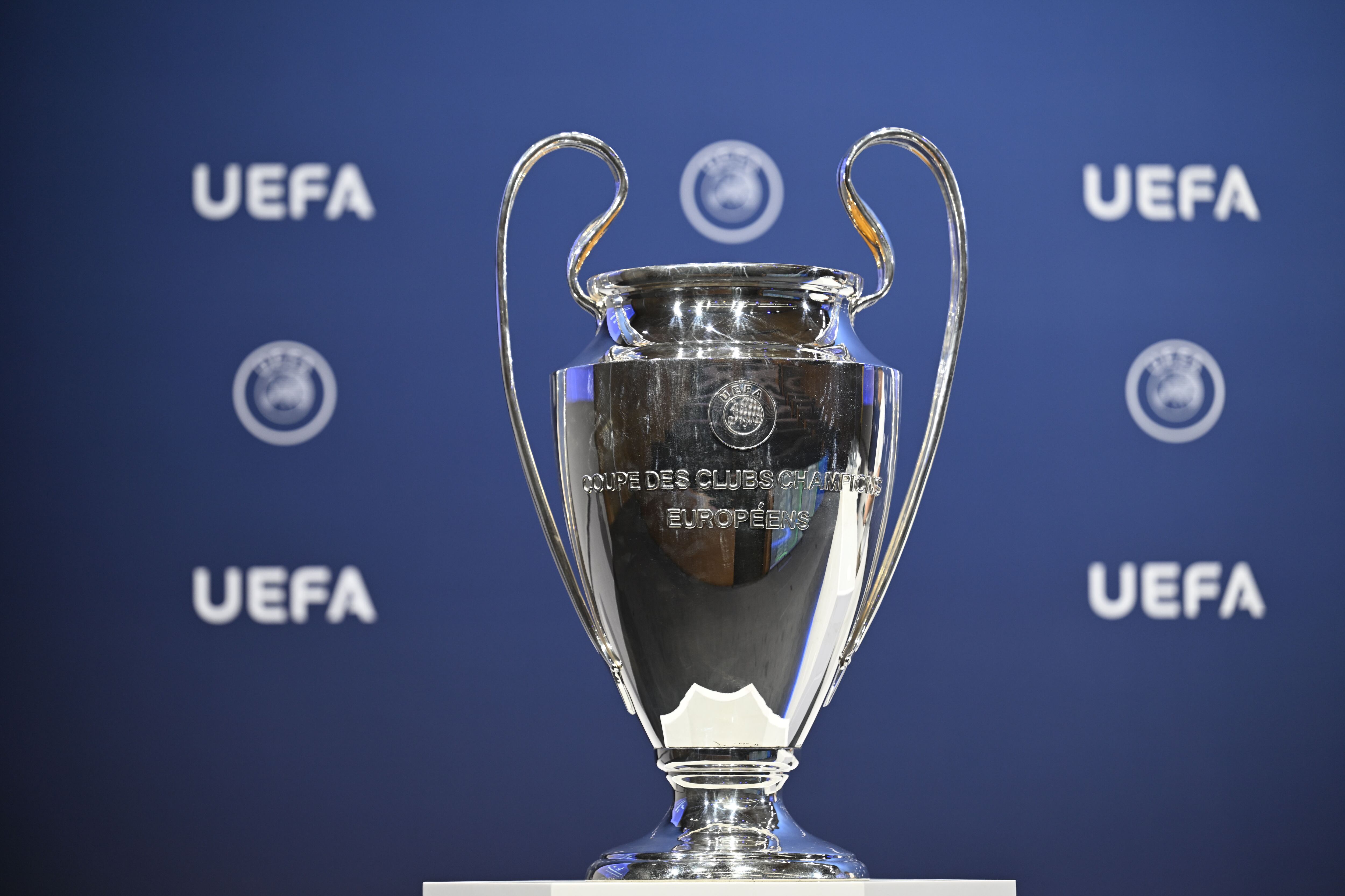 El trofeo de la Liga de Campeones 2024-2025. (Photo by Kristian Skeie - UEFA/UEFA via Getty Images)