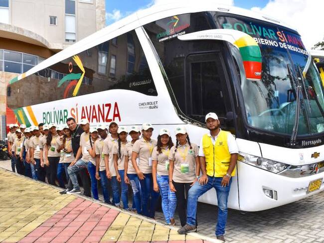 60 estudiantes de los Montes de María visitaron Cartagena por primera vez