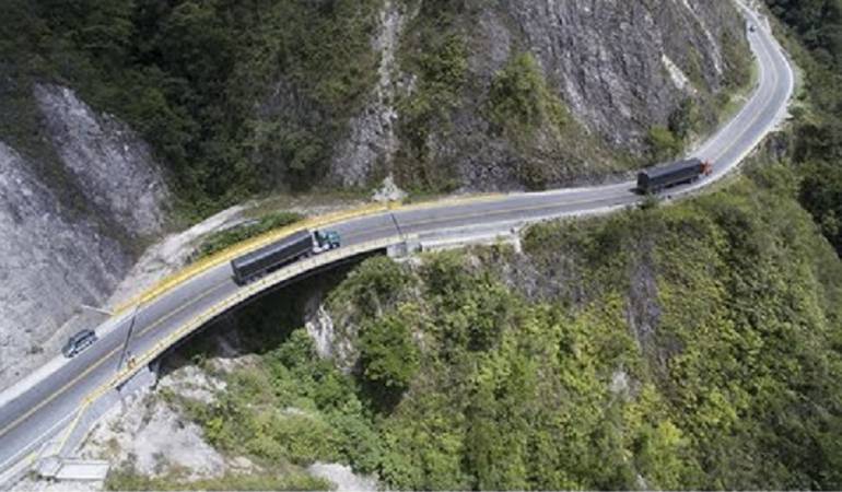 Vía Cúcuta- Ocaña. / Foto: Archivo. 
