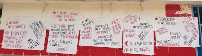 Protesta médicos Andes- foto cortesía