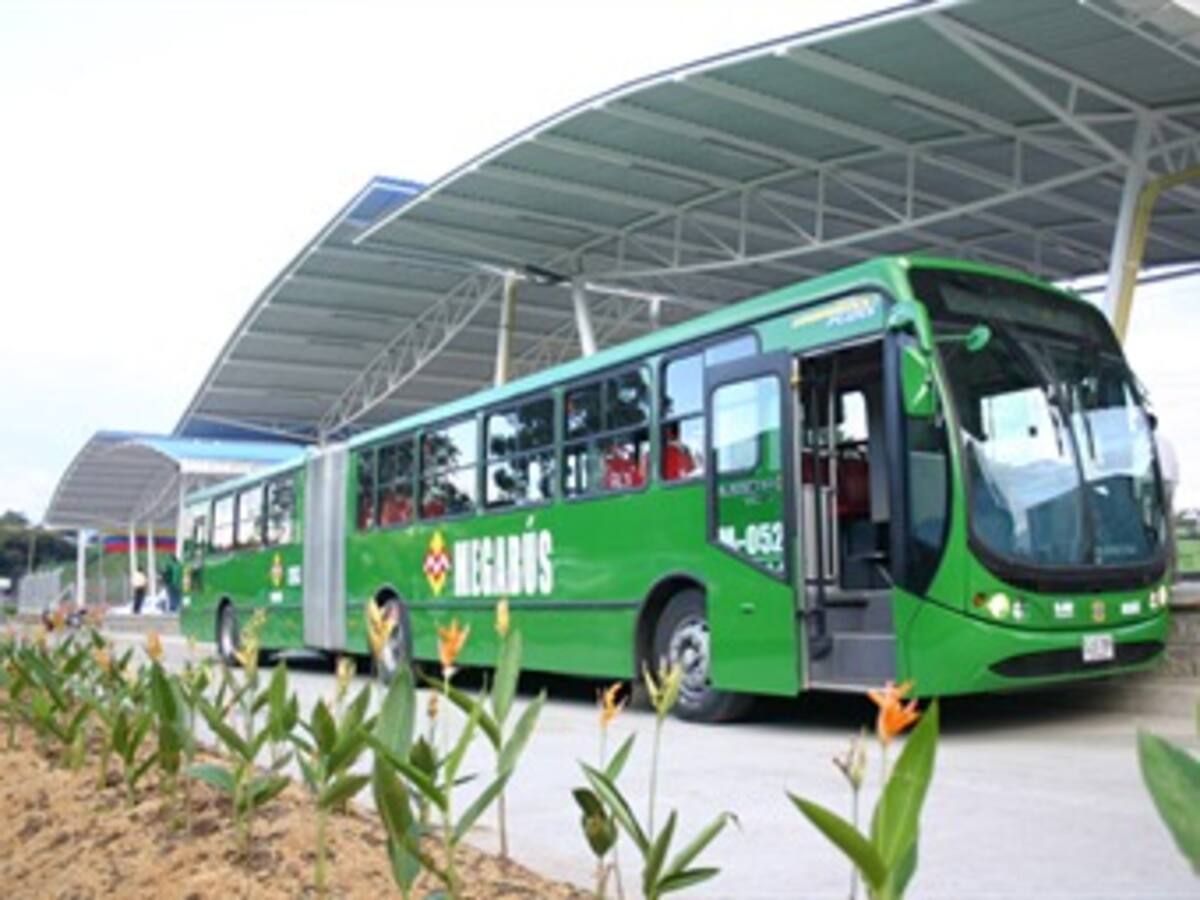 Conductores de Promasivo, operador de Megabús en Pereira, se encuentran en paro
