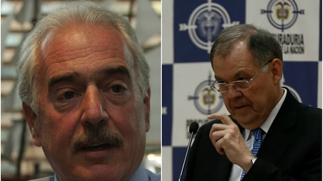 Andrés Pastrana y Alejandro Ordóñez. Foto: Colprensa