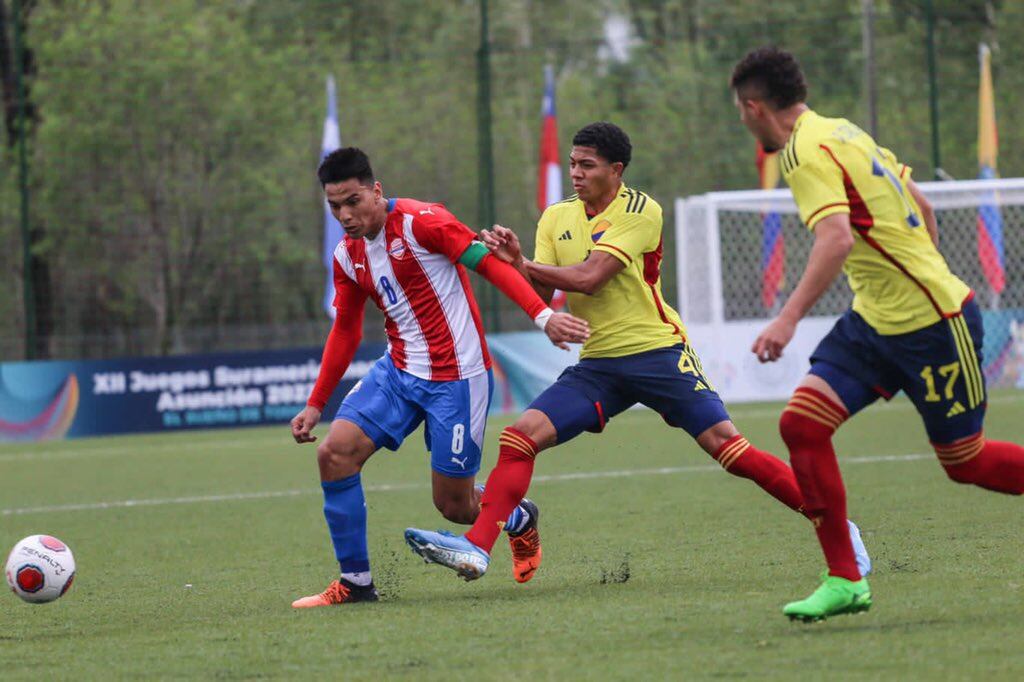 Paraguay venció a Colombia por las semifinales de los Juegos Suramericanos / Foto: @Albirroja