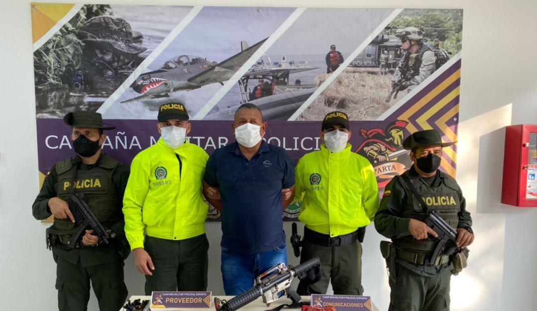 Capturado alias Milton de los Pelusos 